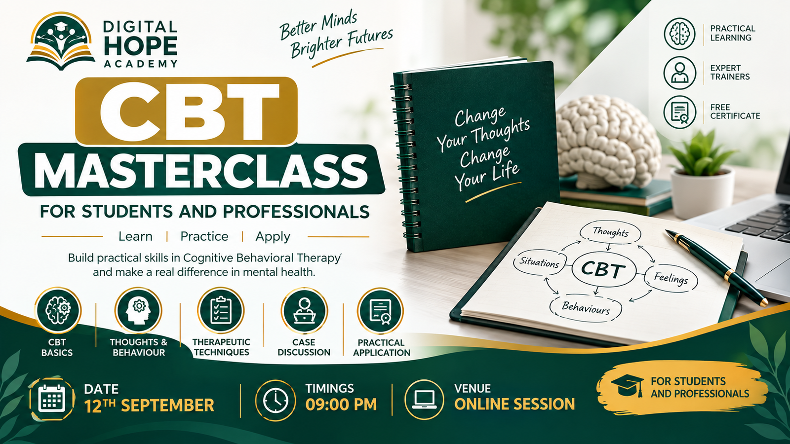 CBT Masterclass for Students and Professionals – Amna Touqir